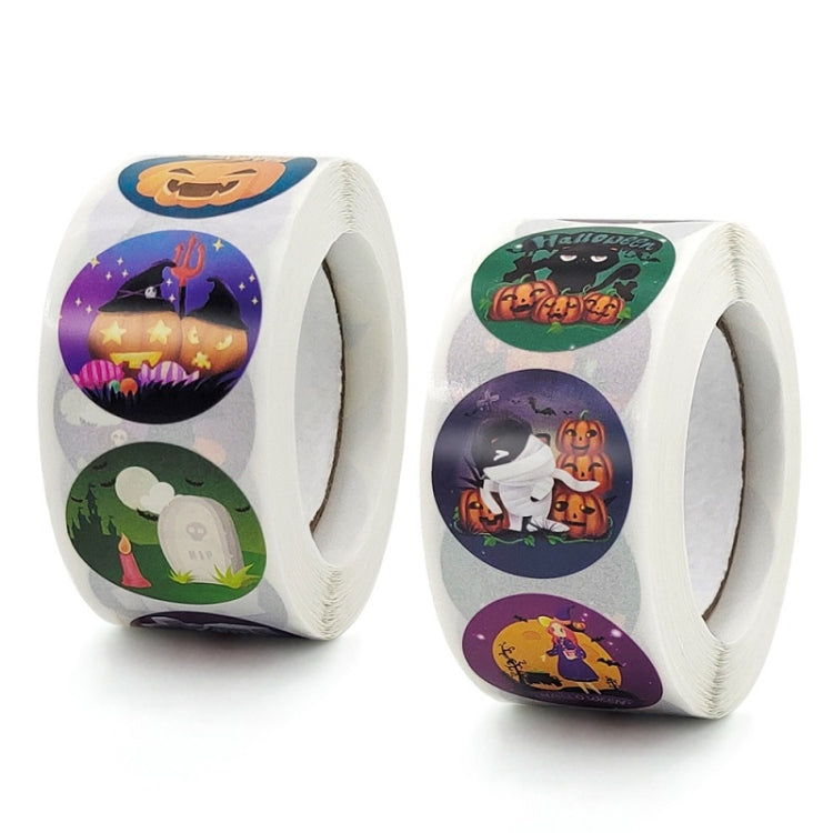 10 pezzi Adesivi giocattolo per bambini di Halloween Decorazione regalo Adesivi sigillanti regalo, 2.5cm / 1 Inch
