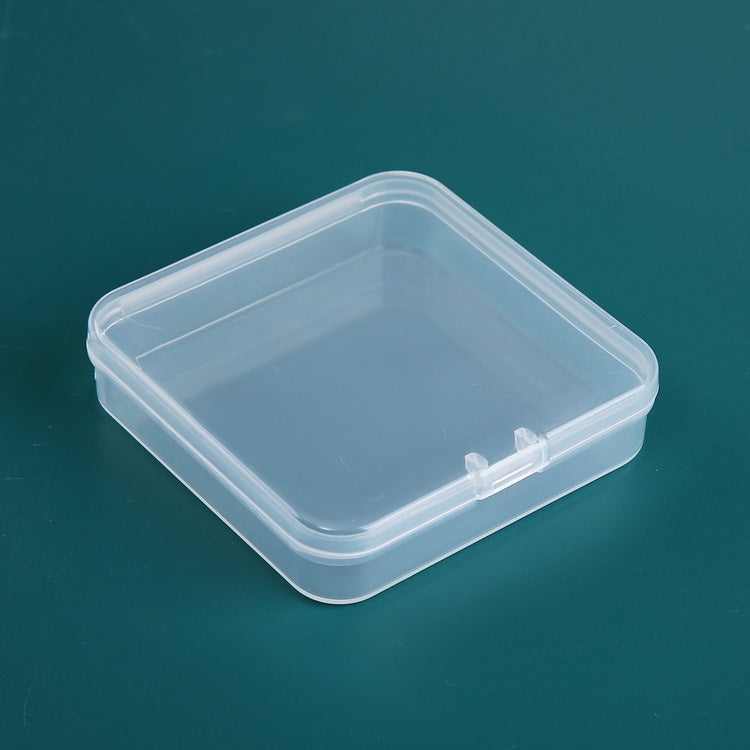 Scatola di plastica quadrata da 20 pezzi con coperchio Scatola di immagazzinaggio trasparente Scatola degli attrezzi per parti in PP Scatola per accessori per componenti elettronici, 20 PCS Square