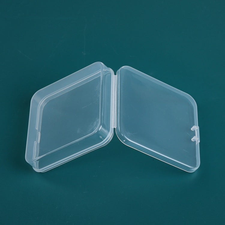Scatola di plastica quadrata da 20 pezzi con coperchio Scatola di immagazzinaggio trasparente Scatola degli attrezzi per parti in PP Scatola per accessori per componenti elettronici, 20 PCS Square