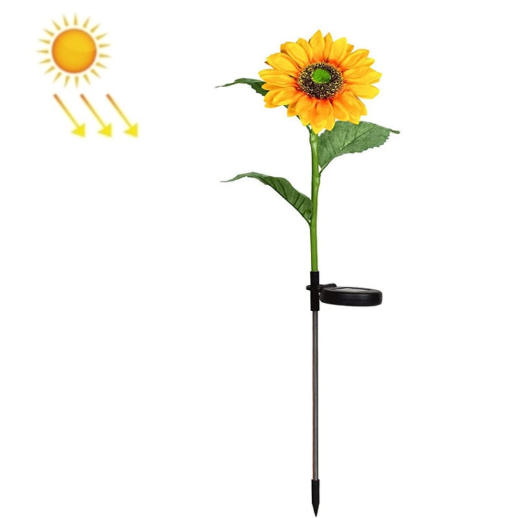 Luce solare LED girasole per giardino e prato 37cm