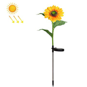 Luce solare LED girasole per giardino e prato 37cm