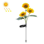 Luce solare LED girasole per giardino e prato 37cm
