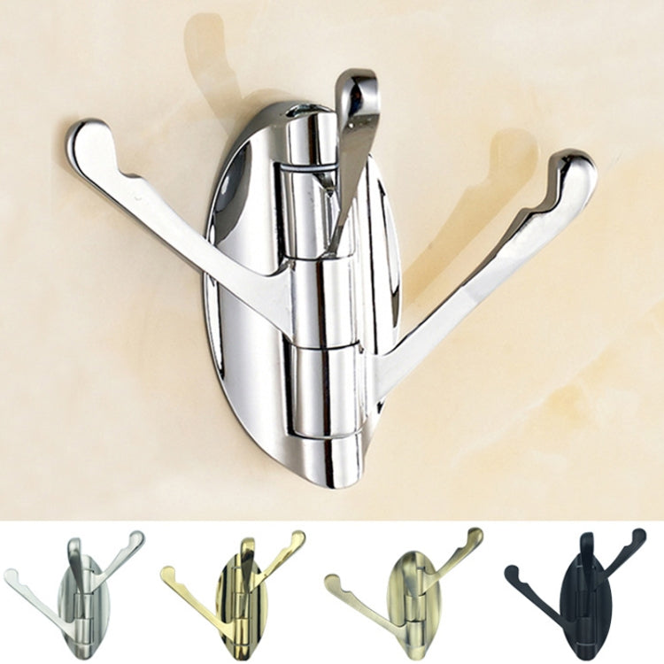 8231 Appendiabiti da bagno mobile da 180 gradi, colore:, Chrome, Silk Nickel, Gold, Green Bronze, Black Bronze