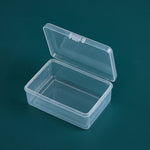 Scatola di plastica rettangolare da 20 pezzi Scatola di immagazzinaggio trasparente in PP con coperchio, 20 PCS Rectangular
