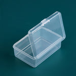 Scatola di plastica rettangolare da 20 pezzi Scatola di immagazzinaggio trasparente in PP con coperchio, 20 PCS Rectangular