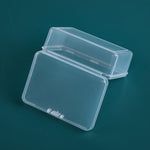 Scatola di plastica rettangolare da 20 pezzi Scatola di immagazzinaggio trasparente in PP con coperchio, 20 PCS Rectangular