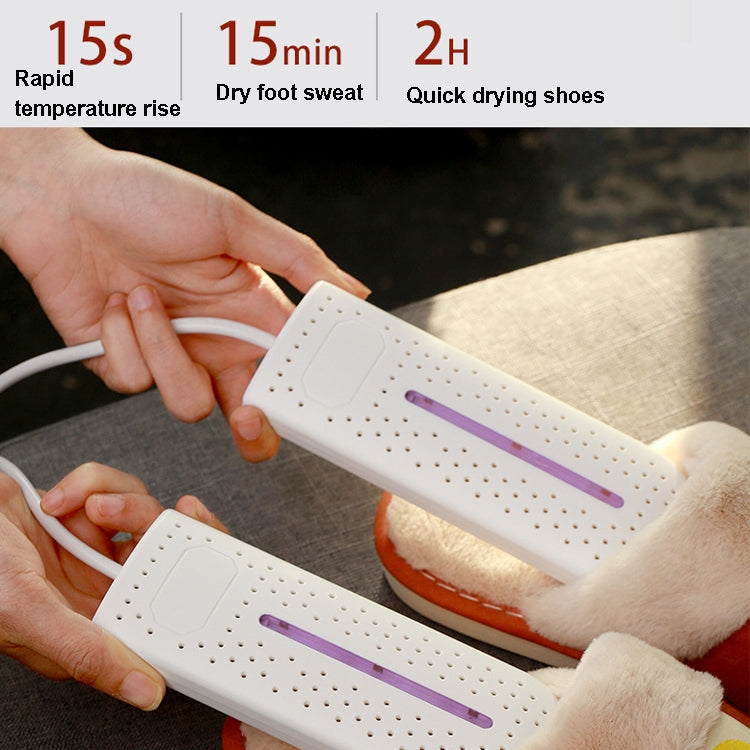 Asciugatrice per scarpe da casa 10W Deodorante per scarpe Asciugatrice per scarpe Asciugatrice per calze da panettiere pieghevole a tempo intelligente, With Purple Lamp EU Plug, Without Purple Lamp  EU Plug
