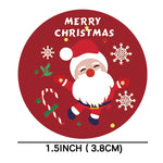 LG-210922-38-006 Etichetta adesiva per adesivi regalo di cartoni animati di Natale, LG-210922-38-006