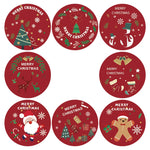 LG-210922-38-006 Etichetta adesiva per adesivi regalo di cartoni animati di Natale, LG-210922-38-006