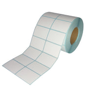 Sc5030 Adesivo con codice a barre impermeabile in carta termica a doppia fila a tre prove, 50 x 40 mm (2000 Pieces), 50 x 35 mm (2000 Pieces), 50 x 30 mm (2000 Pieces), 50 x 25 mm (2500 Pieces), 50 x 20  mm (5000 Pieces), 40 x 80  mm (1000 Pieces)