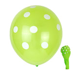 100 PZ FY-10280 12 Pollici Dot Party Palloncino Decorativo Disposizione Scena Matrimonio Palloncino In Lattice, Black White Dot, Green White Dot, Pink White Dot, Red White Dot, Deep Blue White Dot, Light Blue White Dot, Yellow White Dot                ...