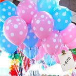 100 PZ FY-10280 12 Pollici Dot Party Palloncino Decorativo Disposizione Scena Matrimonio Palloncino In Lattice, Black White Dot, Green White Dot, Pink White Dot, Red White Dot, Deep Blue White Dot, Light Blue White Dot, Yellow White Dot                ...
