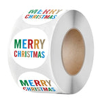 LG-210730-38-005 Etichette regalo per adesivi natalizi in rotoli con lettere colorate, LG-210730-38-005