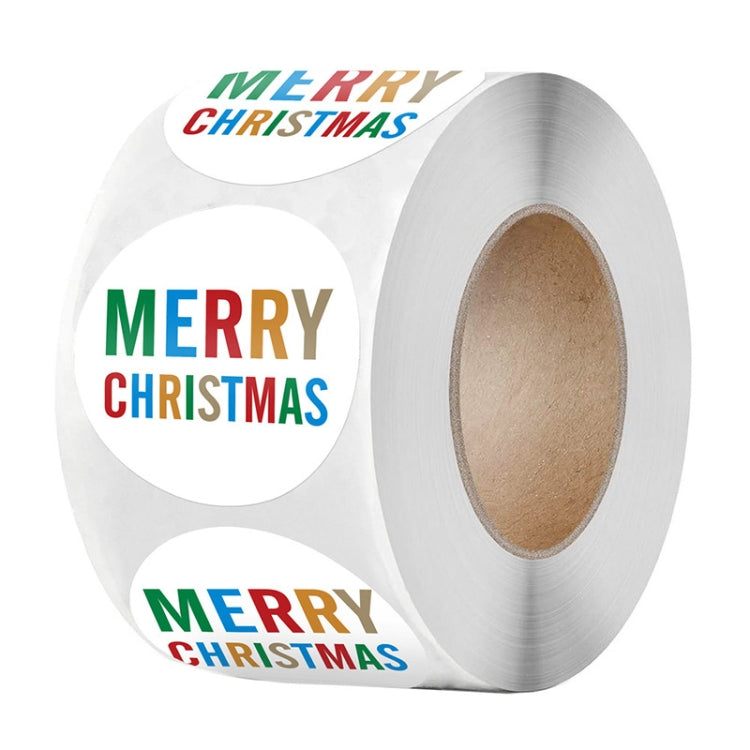LG-210730-38-005 Etichette regalo per adesivi natalizi in rotoli con lettere colorate, LG-210730-38-005