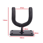 Gancio da parete in metallo + spugna per chitarra / ukulele, Metal + Sponge Wall Hook