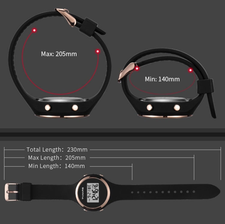 SYNOKE 9108 Orologio elettronico con cinturino in silicone per studenti