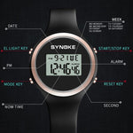 SYNOKE 9108 Orologio elettronico con cinturino in silicone per studenti