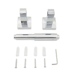 Porta Carta Igienica Retrattile Base Quadrata Toilette, Retractable Toilet Paper Holder