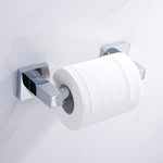 Porta Carta Igienica Retrattile Base Quadrata Toilette, Retractable Toilet Paper Holder