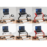 Oatsbasf Supporto per laptop pieghevole da scrivania per computer Supporto per laptop pieghevole per sollevamento e sollevamento, Stile:, L01 White, L01 Black, L01 Red, L02 White, L02  Black, L02 Red