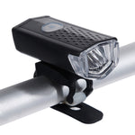 Set di fanali posteriori per fari posteriori per bicicletta impermeabili tramite USB, lampada ricaricabile tramite USB, Single Headlight (Black), Headlight + Taillight (Black)