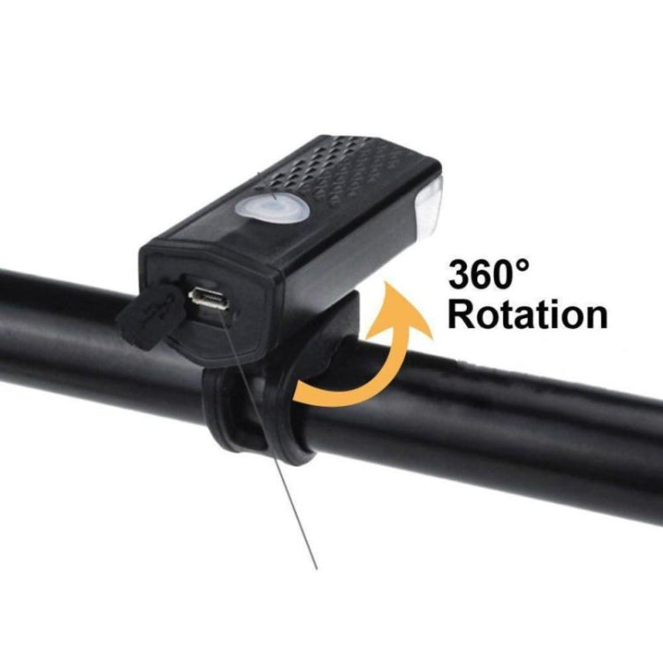 Set di fanali posteriori per fari posteriori per bicicletta impermeabili tramite USB, lampada ricaricabile tramite USB, Single Headlight (Black), Headlight + Taillight (Black)