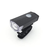 Set di fanali posteriori per fari posteriori per bicicletta impermeabili tramite USB, lampada ricaricabile tramite USB, Single Headlight (Black), Headlight + Taillight (Black)