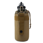 Marsupio sportivo in nylon con porta bottiglia 500 ml