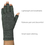 Guanti da ciclismo con mezze dita Guanti per la salute a pressione per l'artrite Guanti da equitazione riabilitativi antiedema traspiranti ad alta elasticità, L, M, S