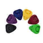 Scatola portaoggetti in ABS da 100 pezzi per plettro per chitarra, consegna a colori casuale, Heart-shaped Pick Box, Large Triangular Pick Box