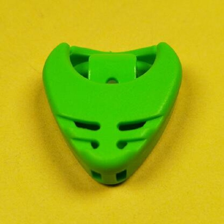 Scatola portaoggetti in ABS da 100 pezzi per plettro per chitarra, consegna a colori casuale, Heart-shaped Pick Box, Large Triangular Pick Box