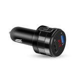 Caricabatteria da auto per lettore musicale con trasmettitore FM per auto vivavoce Bluetooth per auto, X20 Black