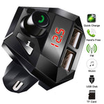 G18 Car Bluetooth Hands-Free MP3 Player Dual USB Bluetooth Charge Trasmettitore FM Ricevitore Bluetooth, G18
