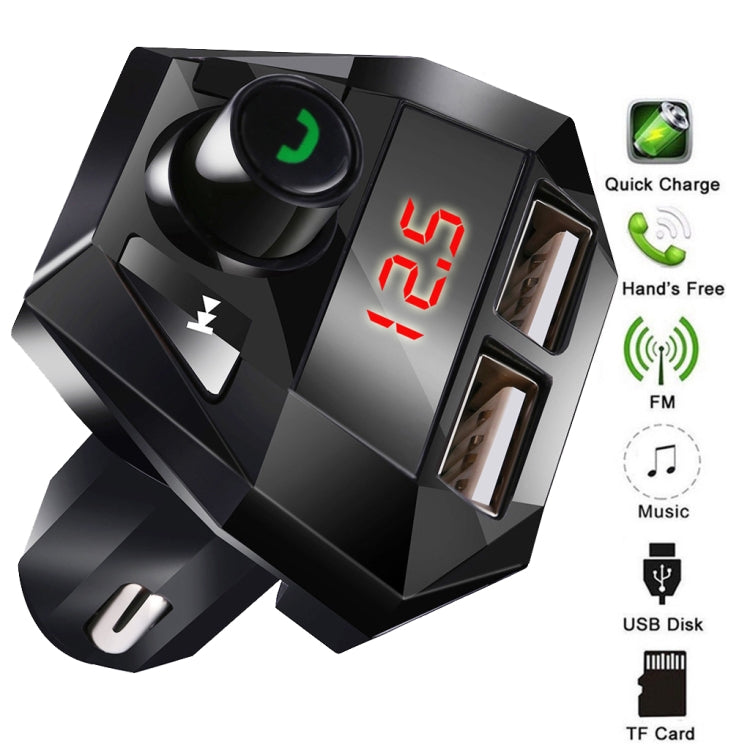 G18 Car Bluetooth Hands-Free MP3 Player Dual USB Bluetooth Charge Trasmettitore FM Ricevitore Bluetooth, G18
