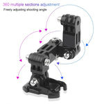 2 Set Adesivo per casco da ciclismo Set di montaggio fisso per braccio multi-articolazione per DJI Osmo Action, GoPro HERO9 Black / HERO8 Black /7/6/5/5 Session /4 Session /4/3+ /3/2/1, Xiaoyi e altroTelecamere d'azione, Style 3 Cycling Helmet Kit     ...