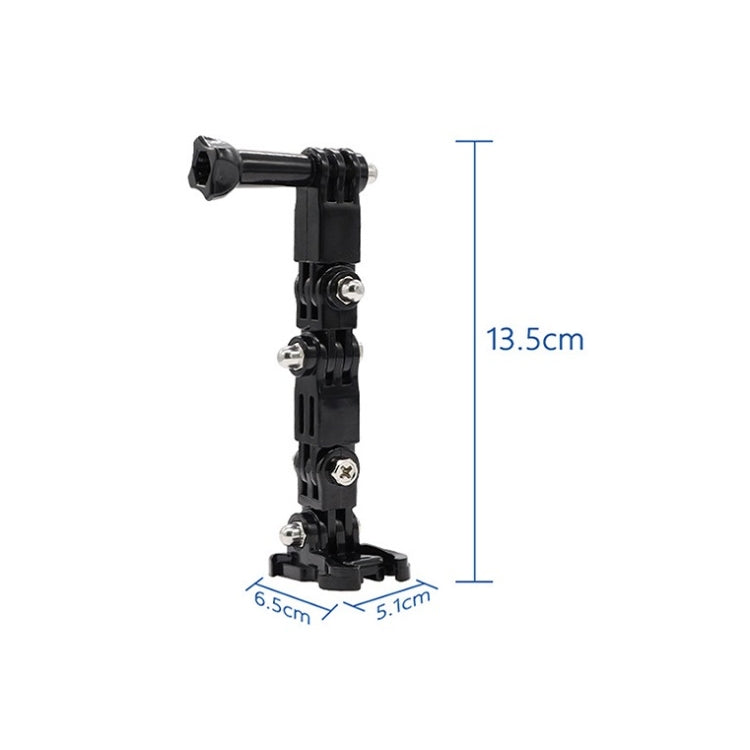 2 Set Adesivo per casco da ciclismo Set di montaggio fisso per braccio multi-articolazione per DJI Osmo Action, GoPro HERO9 Black / HERO8 Black /7/6/5/5 Session /4 Session /4/3+ /3/2/1, Xiaoyi e altroTelecamere d'azione, Style 3 Cycling Helmet Kit     ...