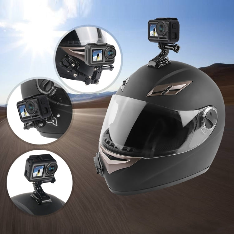 2 Set Adesivo per casco da ciclismo Set di montaggio fisso per braccio multi-articolazione per DJI Osmo Action, GoPro HERO9 Black / HERO8 Black /7/6/5/5 Session /4 Session /4/3+ /3/2/1, Xiaoyi e altroTelecamere d'azione, Style 3 Cycling Helmet Kit     ...