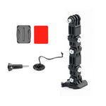 2 Set Adesivo per casco da ciclismo Set di montaggio fisso per braccio multi-articolazione per DJI Osmo Action, GoPro HERO9 Black / HERO8 Black /7/6/5/5 Session /4 Session /4/3+ /3/2/1, Xiaoyi e altroTelecamere d'azione, Style 3 Cycling Helmet Kit     ...