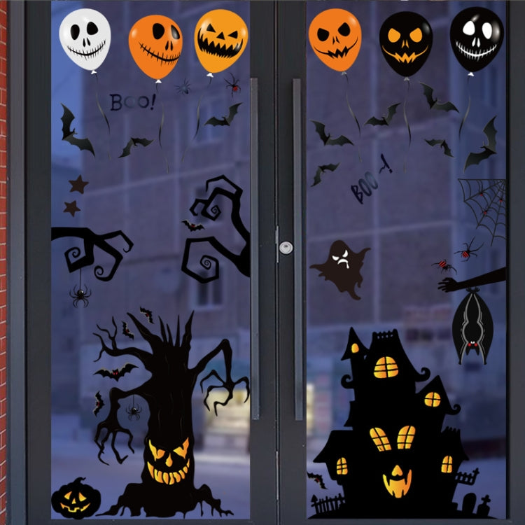 3 set adesivi decorazione di Halloween zucca lampada adesivi elettrostatici fantasma ragno, stile:, BQ040ABCD-45-46-47-48, BQ040ABCD-50-51, BQ041-42-43-44, BQ41-42-43-44-47-48, BQ049 + 050 + 052, BQ049 + 50 + 51 + (52 x 2), BQ049-51-52