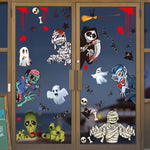 3 set adesivi decorazione di Halloween zucca lampada adesivi elettrostatici fantasma ragno, stile:, BQ040ABCD-45-46-47-48, BQ040ABCD-50-51, BQ041-42-43-44, BQ41-42-43-44-47-48, BQ049 + 050 + 052, BQ049 + 50 + 51 + (52 x 2), BQ049-51-52