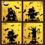 3 set adesivi decorazione di Halloween zucca lampada adesivi elettrostatici fantasma ragno, stile:, BQ040ABCD-45-46-47-48, BQ040ABCD-50-51, BQ041-42-43-44, BQ41-42-43-44-47-48, BQ049 + 050 + 052, BQ049 + 50 + 51 + (52 x 2), BQ049-51-52