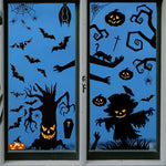 3 set adesivi decorazione di Halloween zucca lampada adesivi elettrostatici fantasma ragno, stile:, BQ040ABCD-45-46-47-48, BQ040ABCD-50-51, BQ041-42-43-44, BQ41-42-43-44-47-48, BQ049 + 050 + 052, BQ049 + 50 + 51 + (52 x 2), BQ049-51-52
