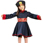 5812 Costumi di Halloween per bambini Locali notturni Bar Feste di carnevale Divertenti giochi di ruolo Horror Dinastia Qing Costumi di zombi, S, M, L