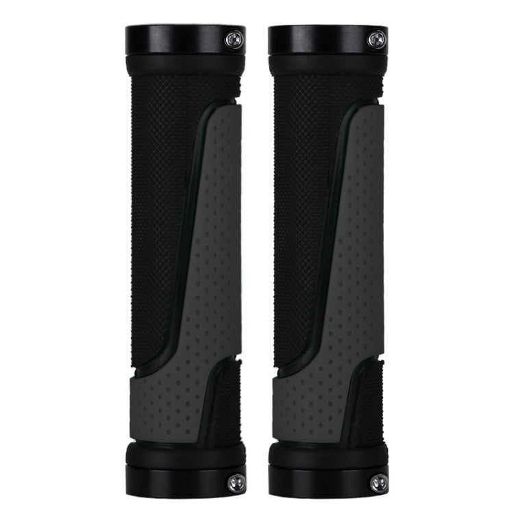 2 paia BG-0404 Copri maniglia in gomma per bicicletta Copri maniglia antiscivolo per blocco bilaterale per mountain bike