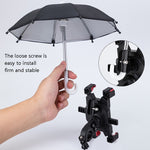 CYCLINGBOX Supporto per telefono cellulare per bicicletta con telaio per telefono cellulare Parasol Rider, stile:, Handlebar Installation (Black), Handlebar Installation (Red), Handlebar Installation (Yellow), Handlebar Installation (Bue)              ...