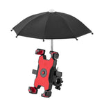 CYCLINGBOX Supporto per telefono cellulare per bicicletta con telaio per telefono cellulare Parasol Rider, stile:, Handlebar Installation (Black), Handlebar Installation (Red), Handlebar Installation (Yellow), Handlebar Installation (Bue)              ...