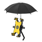 CYCLINGBOX Supporto per telefono cellulare per bicicletta con telaio per telefono cellulare Parasol Rider, stile:, Handlebar Installation (Black), Handlebar Installation (Red), Handlebar Installation (Yellow), Handlebar Installation (Bue)              ...