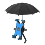 CYCLINGBOX Supporto per telefono cellulare per bicicletta con telaio per telefono cellulare Parasol Rider, stile:, Handlebar Installation (Black), Handlebar Installation (Red), Handlebar Installation (Yellow), Handlebar Installation (Bue)              ...