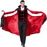 PS6831 Costume da vampiro di Halloween Costume da trascinamento degli uomini del castello, M, XL