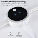 DMK-025 Luce frontale per specchio da cucina con lampada da armadio intelligente, Touch + Human Body Induction, Hand Scan Timing, Hand Sweep Clock